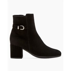 New La Canadienne  Jordanna Waterproof Suede Booties Black Sz 11